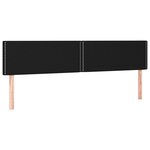 vidaXL Cadre de lit avec tête de lit noir 120x190 cm tissu
