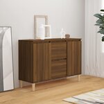 vidaXL Buffet Chêne marron 101x35x70 cm Bois d'ingénierie