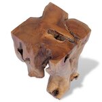 vidaXL Tabouret Bois de teck massif