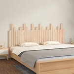 vidaXL Tête de lit murale 185x3x80 cm Bois massif de pin