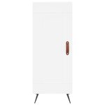 vidaXL Buffet haut Blanc 34 5x34x180 cm Bois d'ingénierie