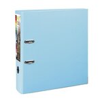 EXACOMPTA - Classeur a levier extra large - Dos 80mm -24,2 x 29,7 - Rembordé polypropylene - Bleu clair