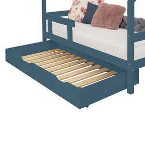 Tiroir de lit 80 x 160 avec sommier BUDDY - vert pétrole