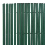 Vidaxl clôture de jardin double face pvc 150 x 300 cm vert