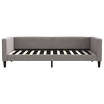 vidaXL Lit de jour avec matelas taupe 100x200 cm tissu