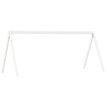vidaXL Lit haut avec toit blanc 75x190 cm bois de pin massif