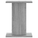 vidaXL Supports pour plantes 2 Pièces sonoma gris bois d'ingénierie