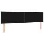 vidaXL Tête de Lit LED Vert Foncé Ensemble de 2 Vert foncé