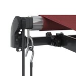 vidaXL Auvent rétractable automatique bordeaux 600x300 cm
