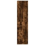 vidaXL Garde-robe chêne fumé 80x50x200 cm bois d'ingénierie
