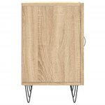 vidaXL Meuble TV chêne sonoma 150x30x50 cm bois d'ingénierie
