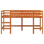 vidaXL Lit mezzanine enfants avec échelle 90x190 cm bois de pin massif