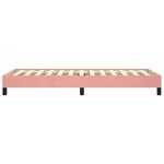 vidaXL Cadre de lit Rose 100x200 cm Velours