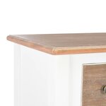 vidaXL Buffet Blanc 54x30x80 cm Bois massif