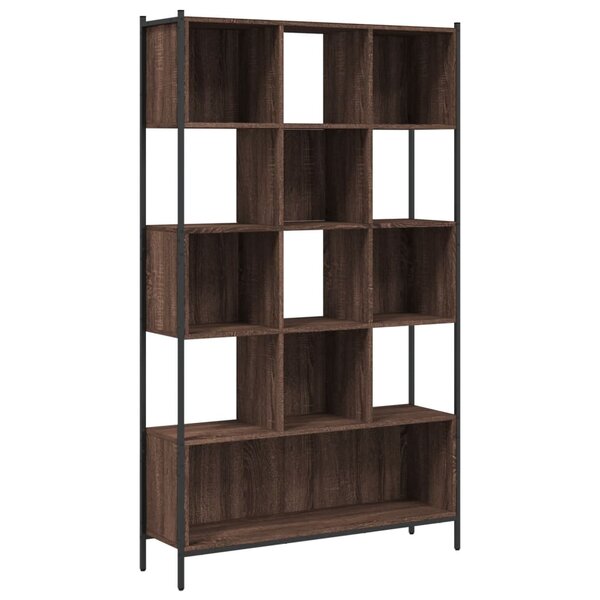 vidaXL Bibliothèque chêne marron 102x28x172 cm bois d'ingénierie