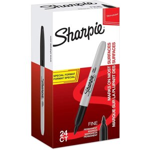 Marqueur Permanent FINE Pointe Ronde 0 9/0 7mm Noir SHARPIE