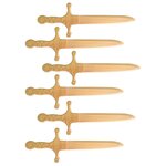6 dagues de pirate en bois à décorer 25 cm