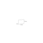 Porte Visuel Mural Horizontal A6 - Cristal - Exacompta