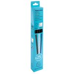 Boite 25 Reliures Spirales Plastique 8mm - Noir - Exacompta