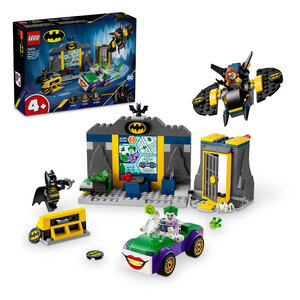 76272 La Batcave™ LEGO® DC Comics avec Batman™ Batgirl™ et Le Joker™ - Set de construction pour enfants