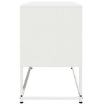 vidaXL Buffet haut jaune moutarde 100 5x39x107 cm acier