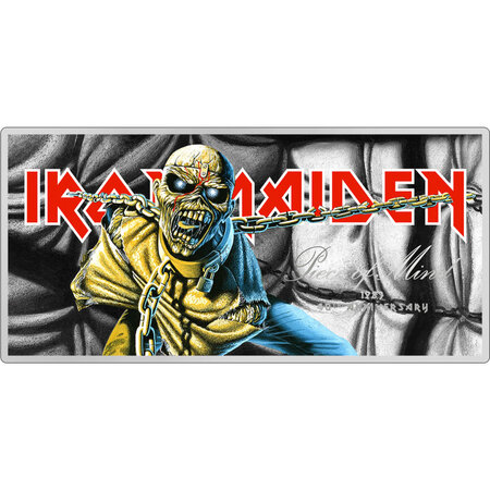 Monnaie en argent 1 dollar g 5 millésime 2023 iron maiden piece of mind