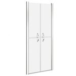 vidaXL Porte de douche ESG dépoli 101x190 cm