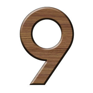 N°9 enigma auto adhésif 3m pour boites aux lettes portes casiers ... Intérieur/extérieur