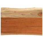 vidaXL Dessus de table 60x40x3 8 cm rectangulaire bois massif d'acacia