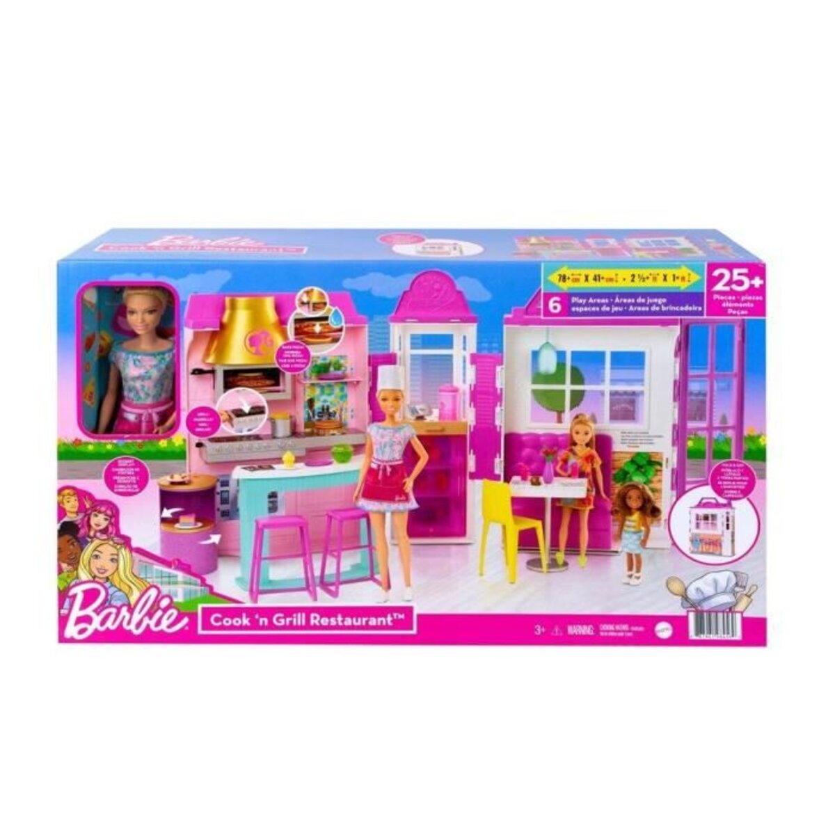 BARBIE BOITES ALIMENTAIRES (3 PIECES)