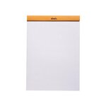 Bloc de direction Orange 80 feuilles format A4 réglure unie RHODIA