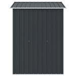 vidaXL Abri de stockage pour jardin Anthracite Acier 204x132x186 cm