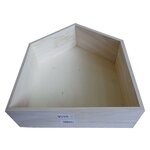 Etagère en bois maison 35 x 30 x 10 cm