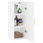 vidaXL Armoire murale blanc 34 5x34x90 cm