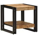 Table basse vidaXL 40x50x38 cm en bois de manguier massif