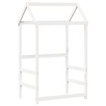 vidaXL Lit de jour avec toit blanc 90x190 cm bois de pin massif