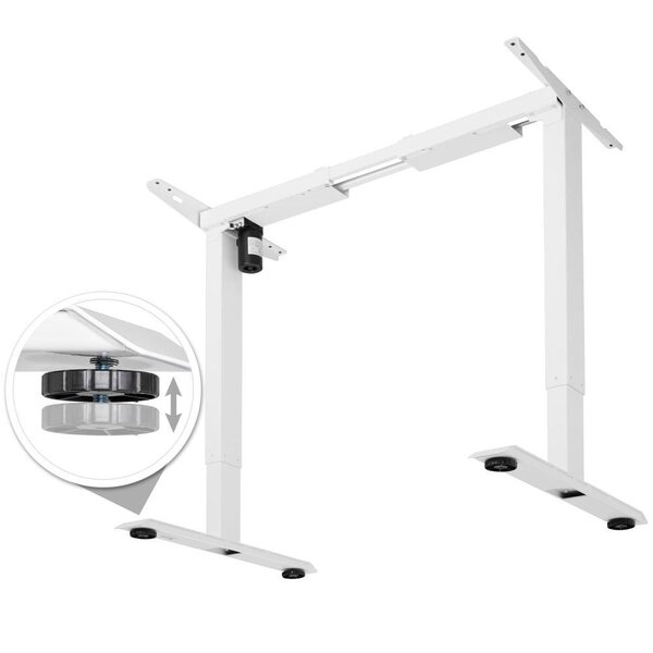 Bureau assis debout meuble acier (piètement) 3 fonctions 1 moteur blanc 08_0000388