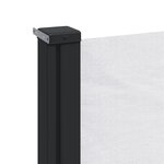 vidaXL Auvent latéral rétractable blanc 200x600 cm