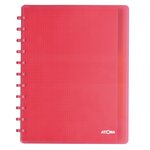 Cahier spirales atoma a4 - petits carreaux - 120 pages - assorties