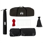vidaXL Tente de pêche 5 personnes marron imperméable