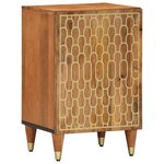 vidaXL Armoire de salle de bain 38x33x58 cm bois massif de manguier