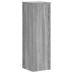 vidaXL Supports pour plantes 2 Pièces sonoma gris bois d'ingénierie