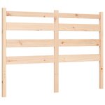 vidaXL Cadre de lit avec tête de lit 120x200 cm bois massif