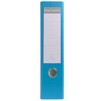 Classeur à levier polypropylène dos de 80mm, bleu clair EXACOMPTA