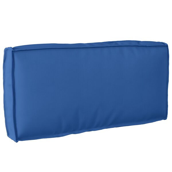 vidaXL Coussin de palette pour le dos bleu royal 80x40x12 cm en tissu Oxford