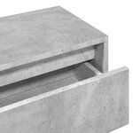 vidaXL Ensemble de meubles de couloir 4 Pièces gris béton bois ingénierie