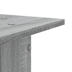 vidaXL Supports pour plantes 2 Pièces sonoma gris bois d'ingénierie