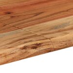 vidaXL Table de salle à manger 154x80x76 cm Bois d'acacia solide