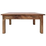 vidaXL Table basse bois d'acajou massif 98x73x45 cm