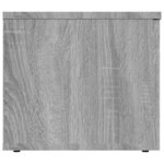 vidaXL Meuble TV Sonoma gris 80x34x30 cm Bois d'ingénierie
